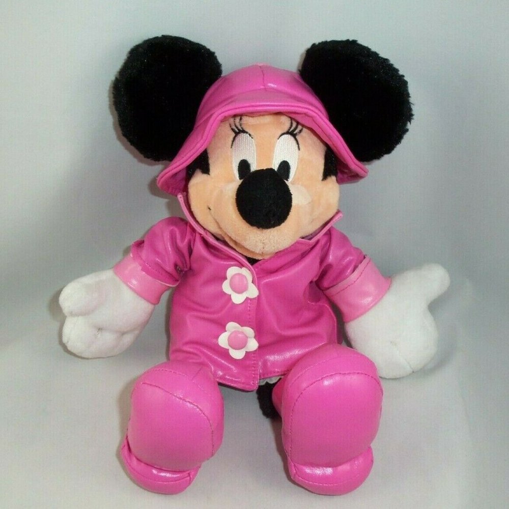 Disney Retired 13" RAINSHOP MINNIE MOUSE Plush